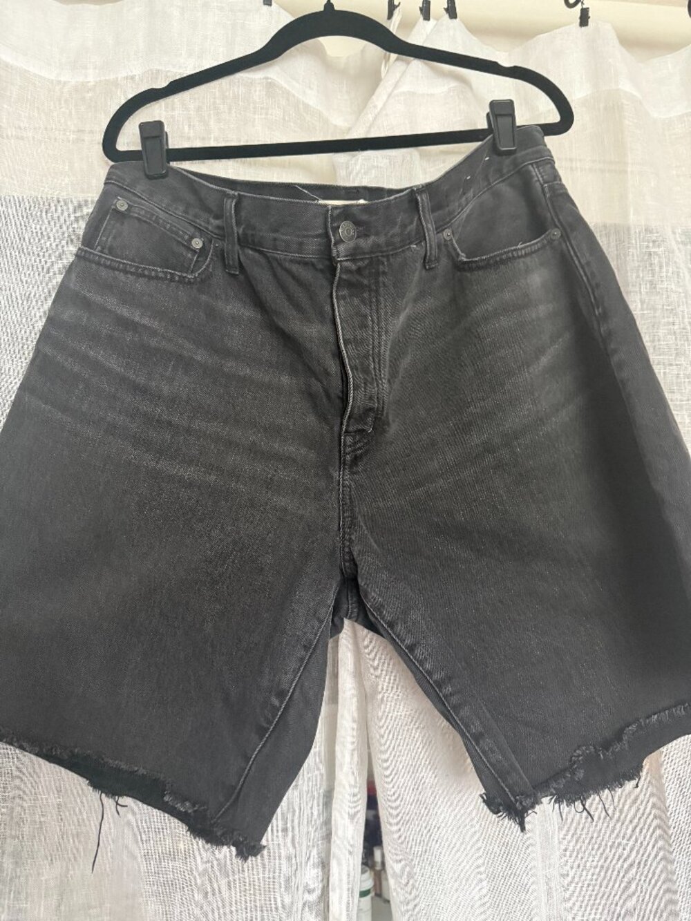 Madewell Black Long Shorts – Bermuda Style - Size 32